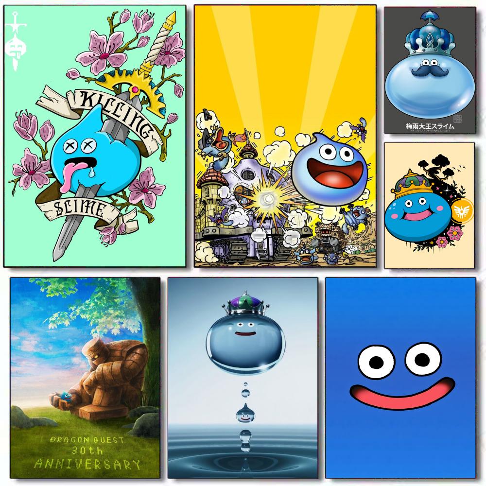 D-Dragon Quest Slime Poster Pe - Office Quest 评论和价格