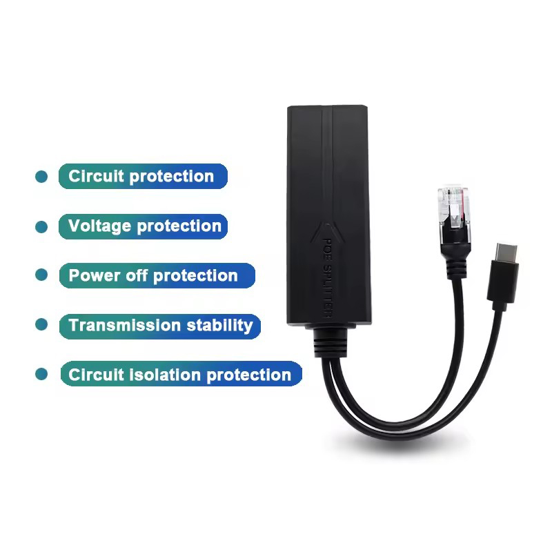 POE Splitter 48V to 5V Micro U - Power Over Ethernet 评论和价格