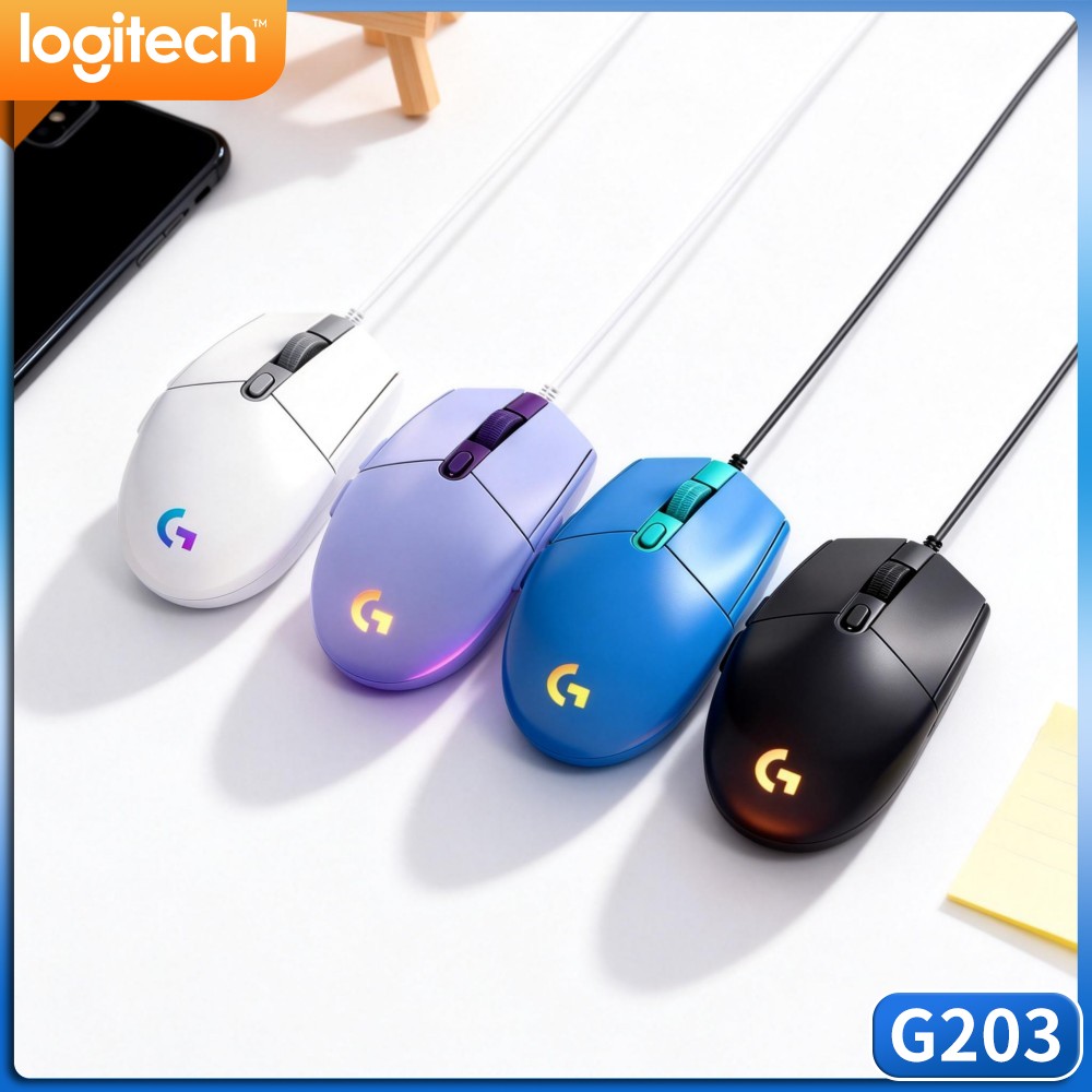Logitech G203 LIGHTSYNC Wired  - Logitech Mouse G203 评论和价格