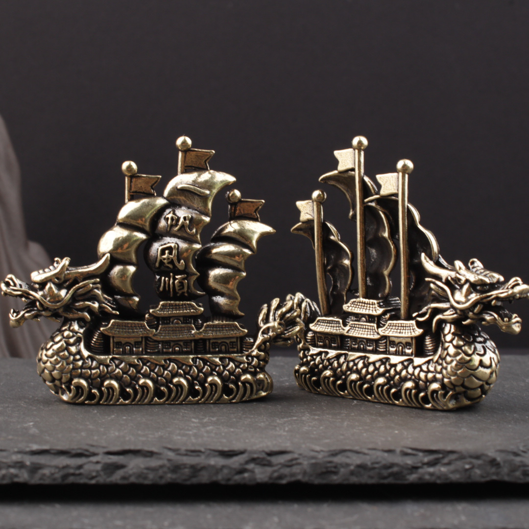 Figure Dragon Boat Statue Home - Office Technologies 评论和价格