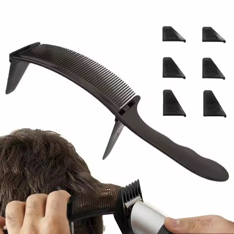 Barber Flat Top Haircut Comb C - Binding Machine Comb 评论和价格