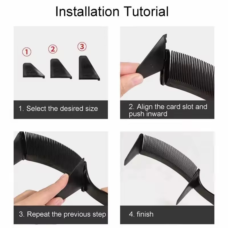 Barber Flat Top Haircut Comb C - Binding Machine Comb 评论和价格