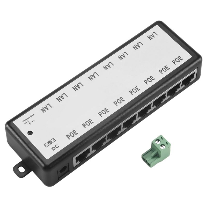 PHILE-8 Ports Poe Injector Poe - Power Over Ethernet 评论和价格