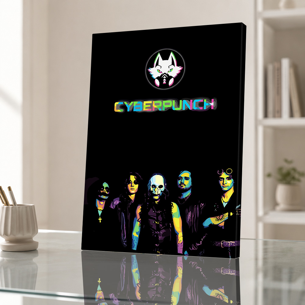 Cyberpunk Canvas Print Poster  - Office Technologies 评论和价格