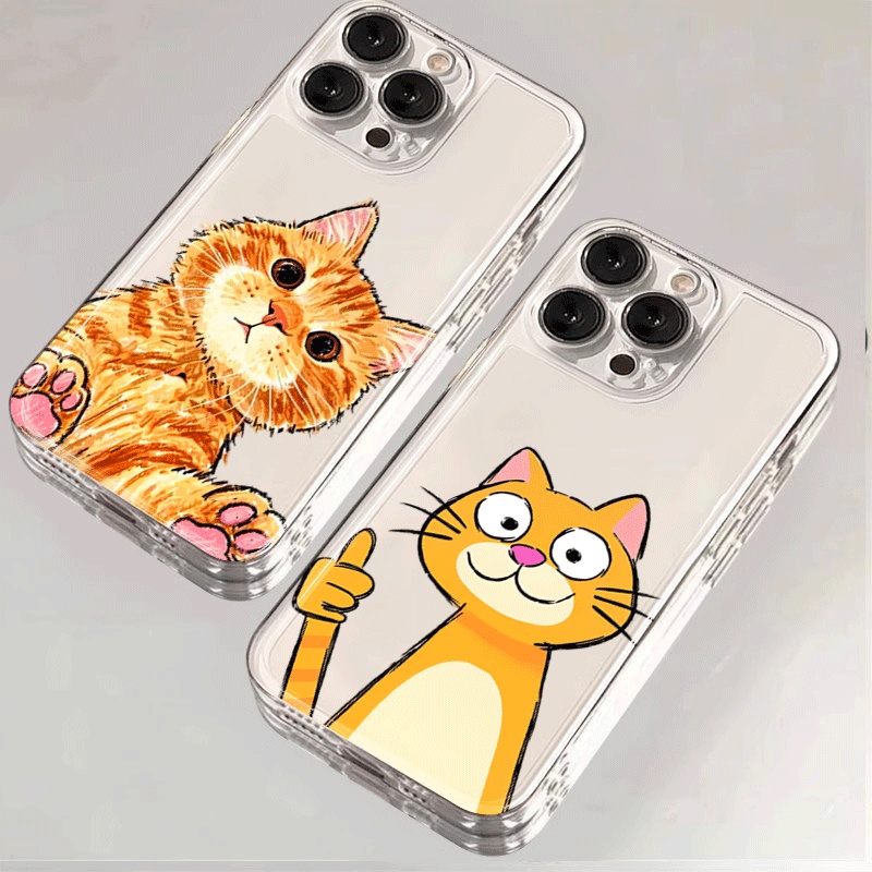 Cute Cartoon Orange Cat Phone  - Receipt Printer Thermal 评论和价格