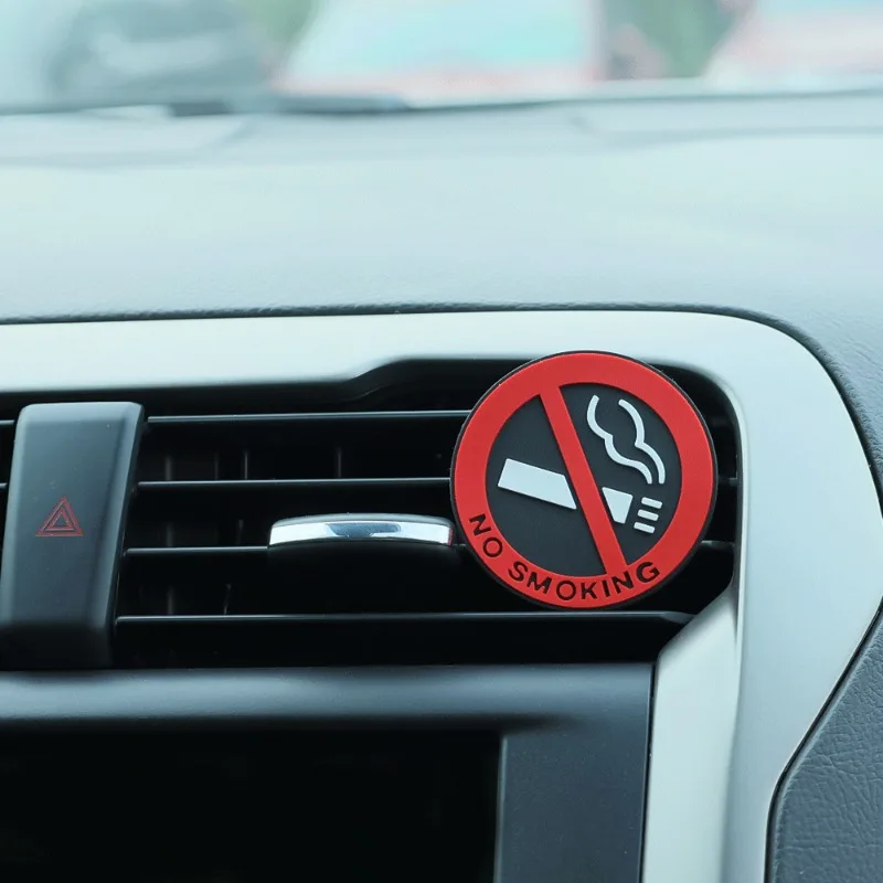 No Smoking Car Stickers Red Ro - Office Technologies 评论和价格